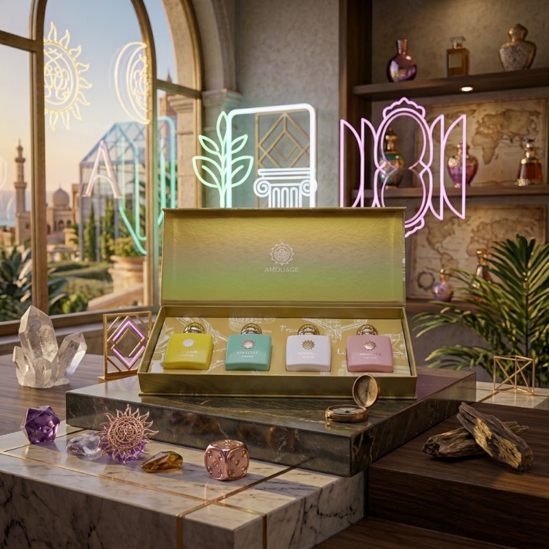 AMOUAGE Perfume Gift Set Unise - The Collection Perfume Fragrance review and price