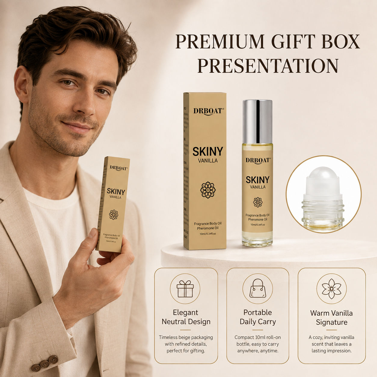 Men Roll On Fragrance Oil, Ski - Perfume Alcohol Fragrance review and price