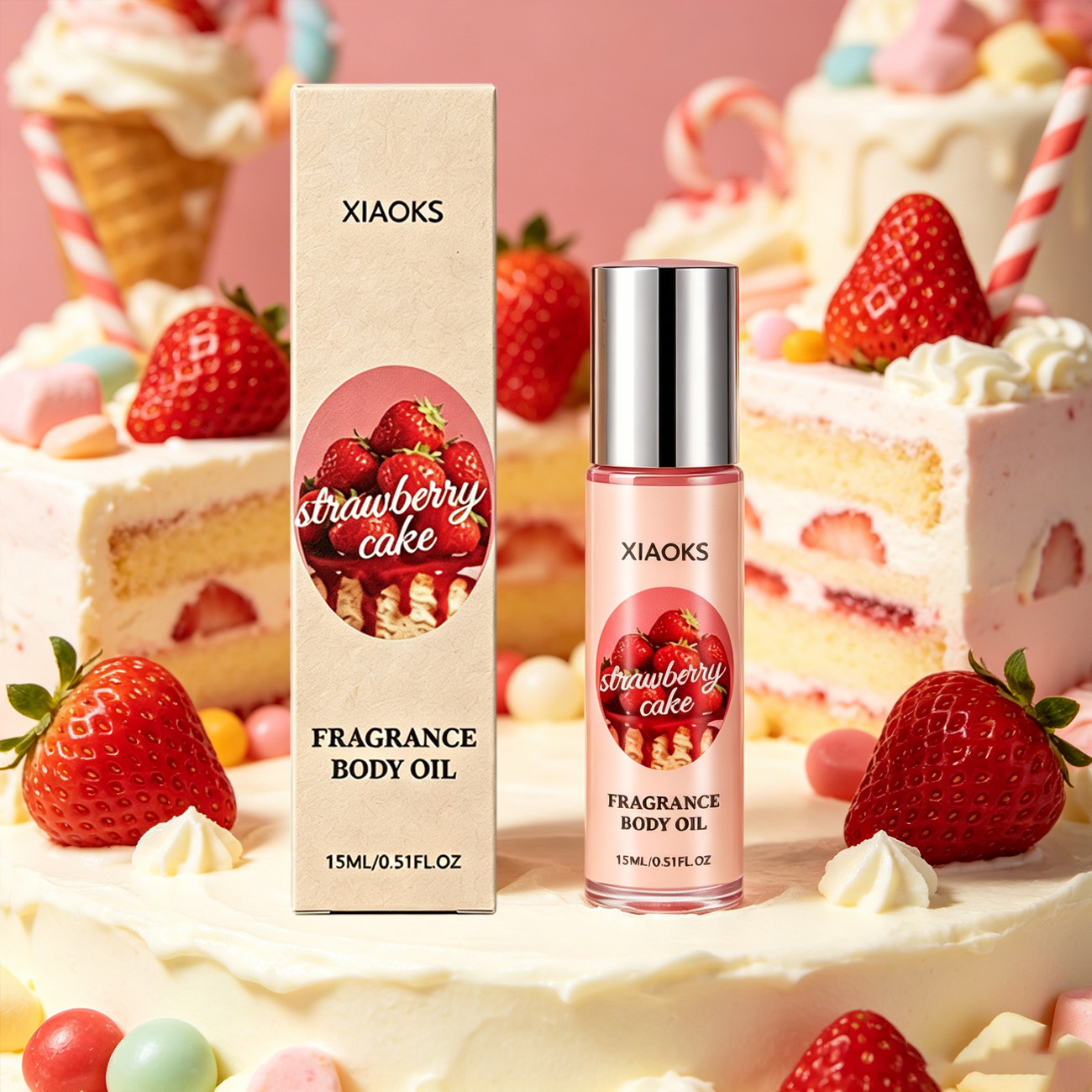 1 Bottle of Strawberry Cake Sw - Perfume Alcohol Fragrance review and price