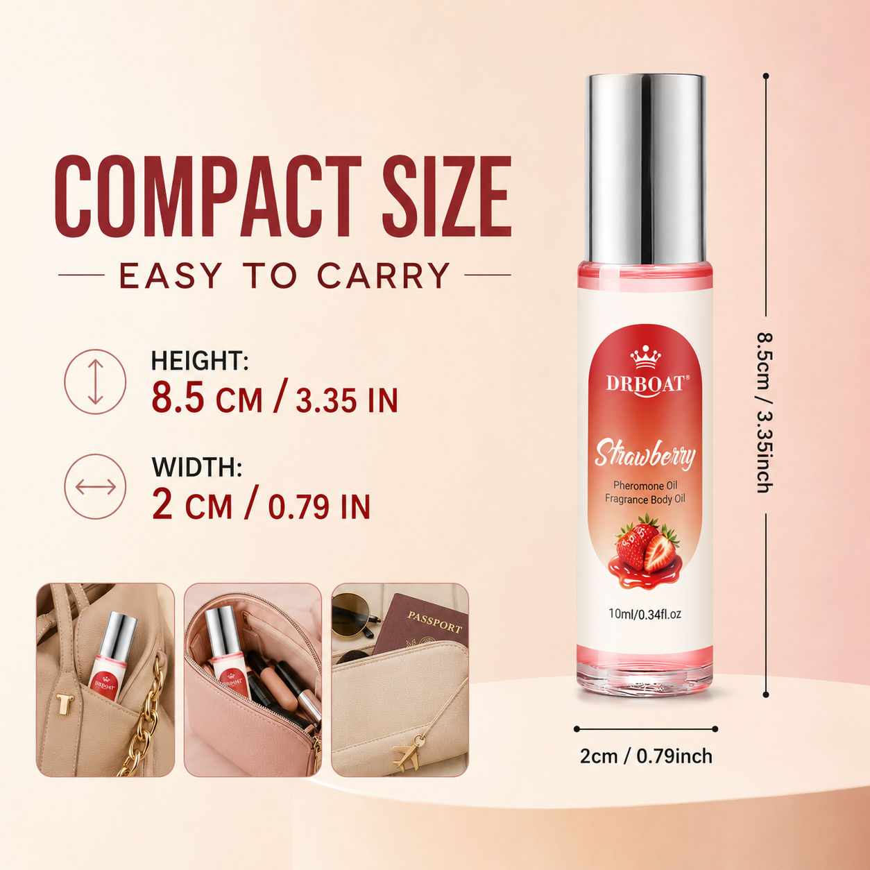 Strawberry Roll-On Perfume Oil - Perfume Fragrance Oil review and price